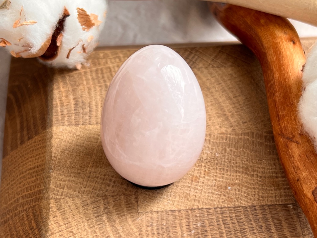 Яйцо из розового кварца 2,9 х 3,9 см JA-0067, фото 3