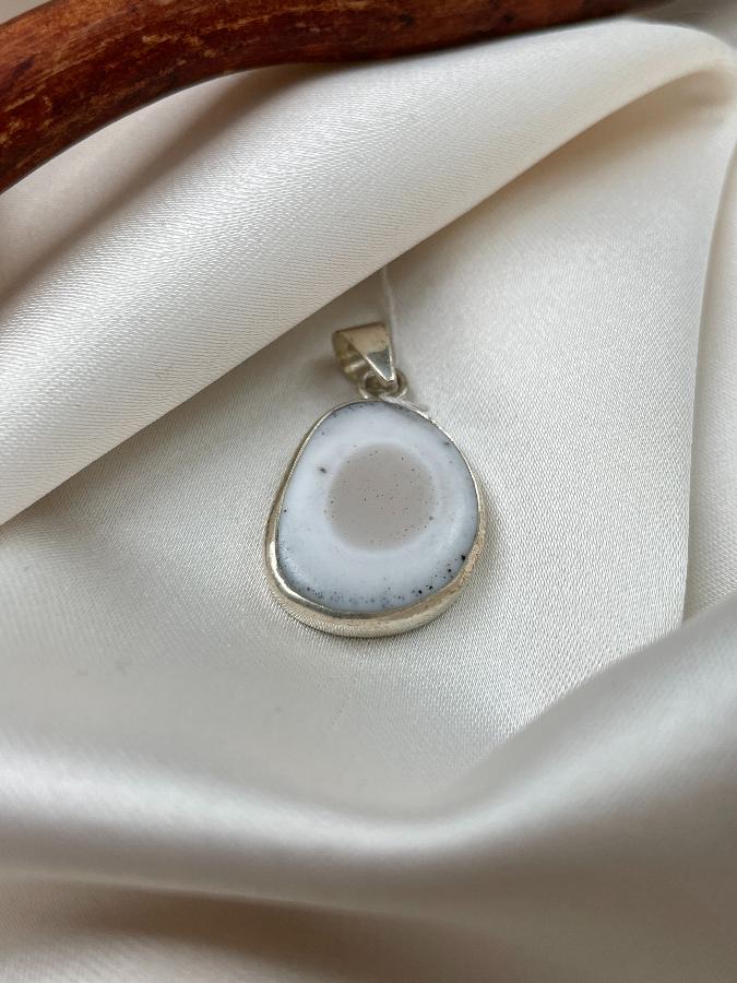 Кулон из серебра с кахолонгом  U-2745, фото 3