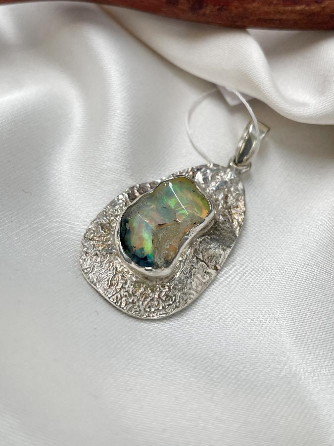 Кулон из серебра с благородным опалом  U-1661, фото 1