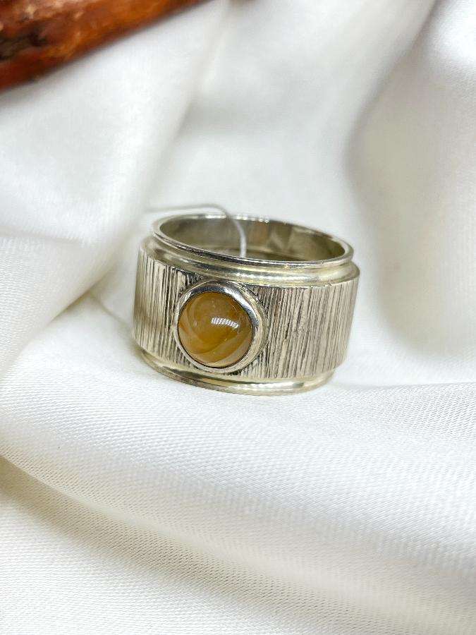 Кольцо из серебра с сердоликом,18 размер  U-633, фото 1