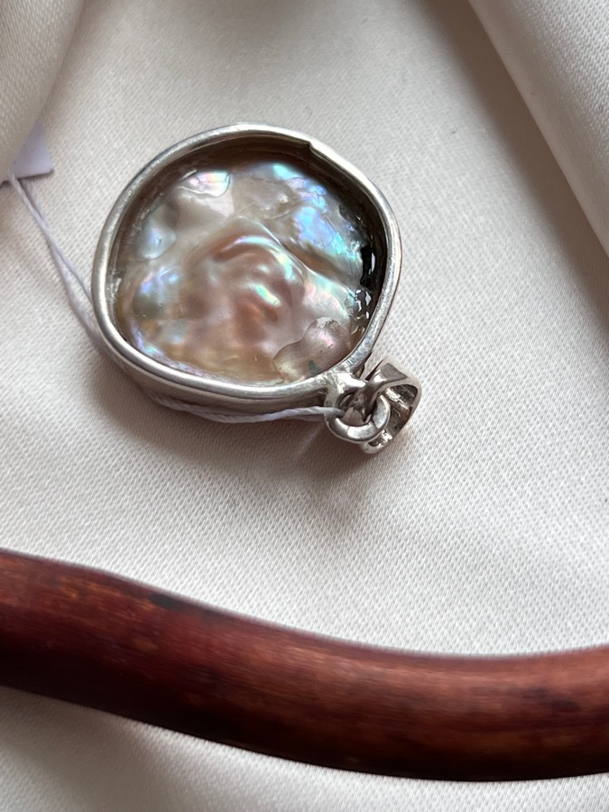 Кулон из серебра с жемчужиной Барокко U-1626, фото 4