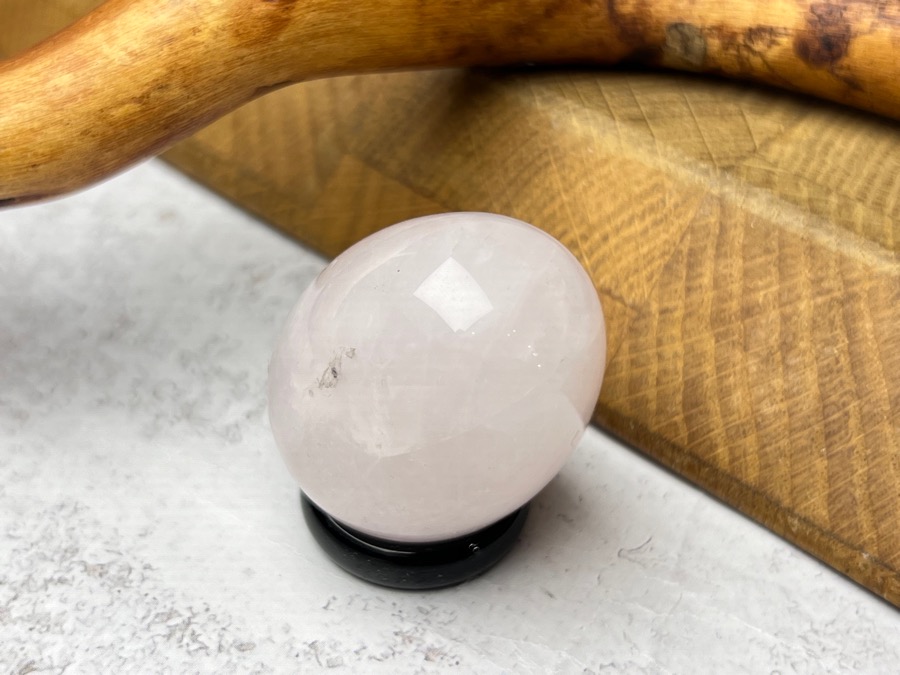Яйцо из розового кварца 3 х 3,9 см JA-0091, фото 4