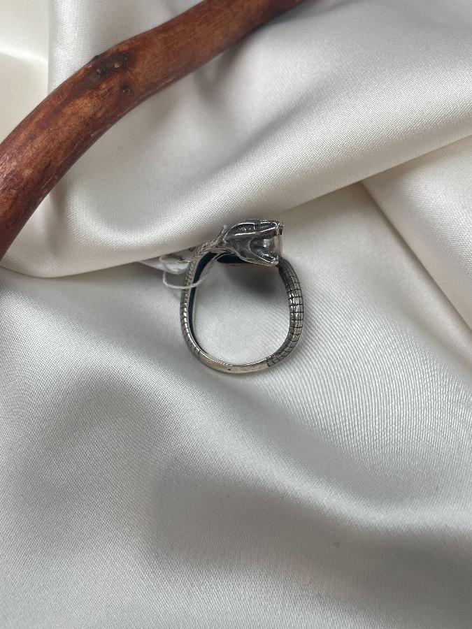 купить Кольцо из серебра с азуритом,17,5 размер  , фото 5