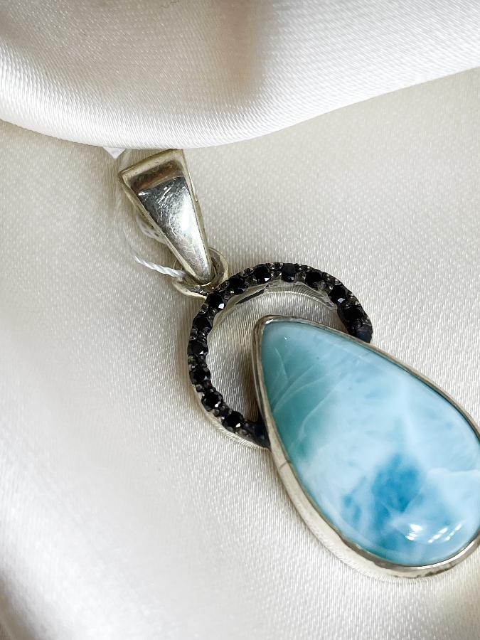 Кулон из серебра с ларимаром  U-2752, фото 4