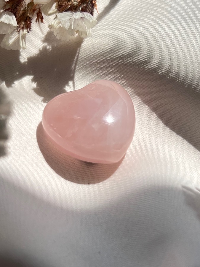 Сердце из розового кварца, 1,3 х 2,4 х 2,5 см SR-0087, фото 3
