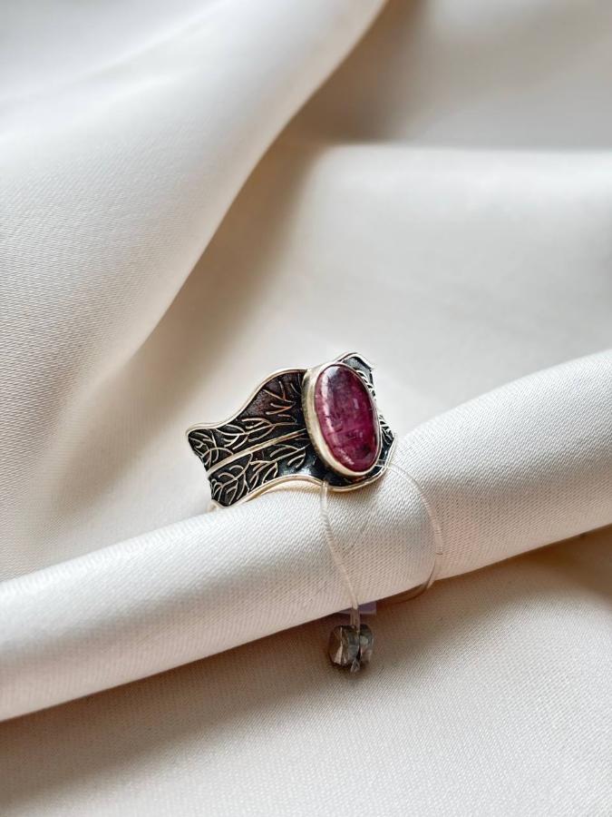 купить Кольцо из серебра с турмалином  , фото 1
