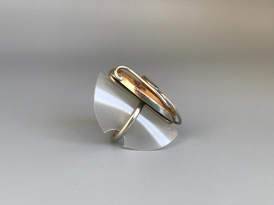 Купить Комплект с яшмой мукаит: серьги и кольцо от магазина В Мире Самоцветов
