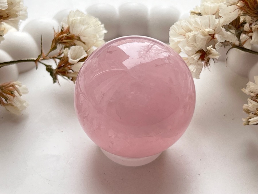 Шар из розового кварца, d - 3,7 см SH-0354, фото 3