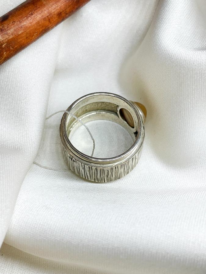 Кольцо из серебра с сердоликом,18 размер  U-633, фото 5