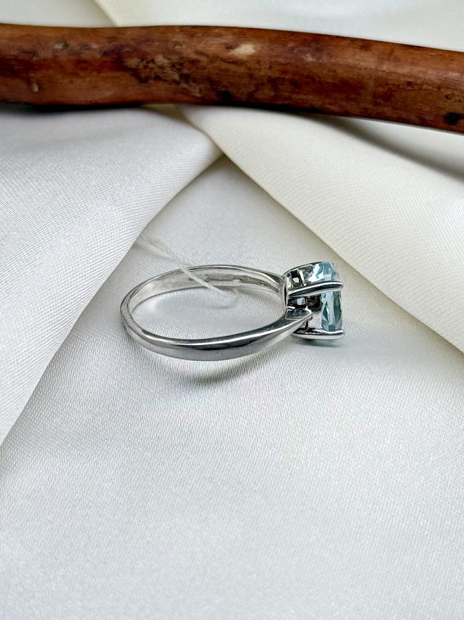 купить Кольцо из серебра с топазом,18 размер  , фото 3