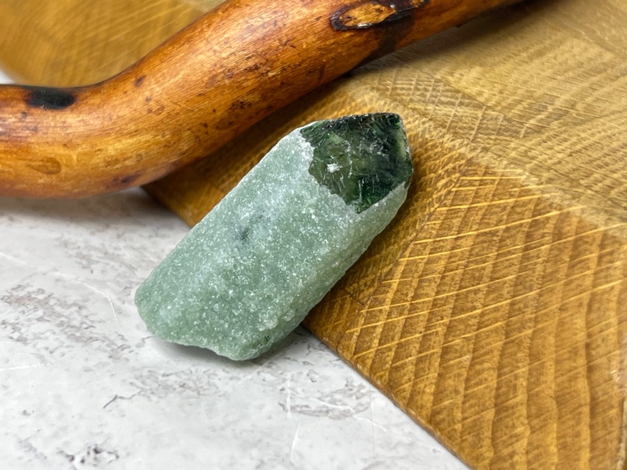 Кварц зелёный, кристалл 1,7 х 1,9 х 3,9 см KR-0036, фото 3