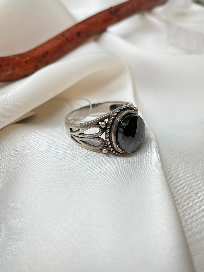 купить Кольцо из серебра с терагерцем,20,5 размер , фото 4