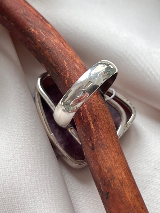 Кольцо из серебра с рубеллитом (розовый турмалин), 19 размер U-136, фото 4