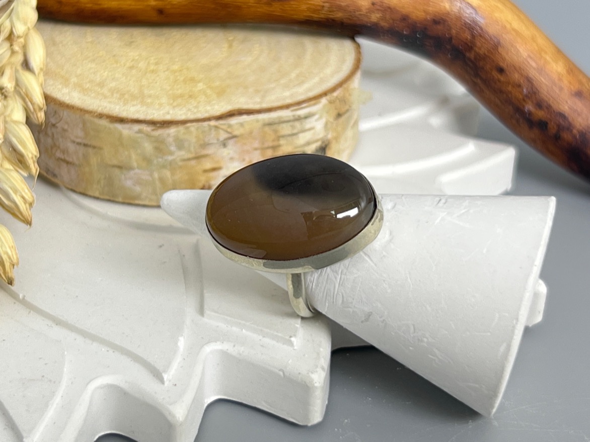 Кольцо с мукаитом (австралийская яшма), 16,5 размер KL-0790, фото 3