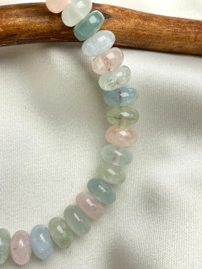 Браслет из морганита, d-5,5 см BRS-2124, фото 3