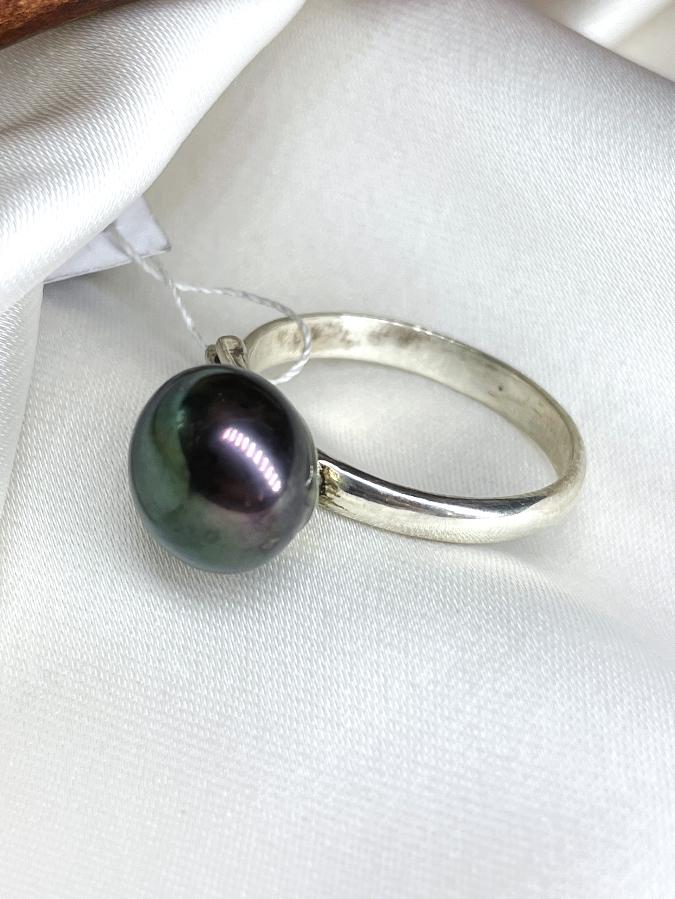 купить Кольцо из серебра с жемчугом,19 размер  , фото 1
