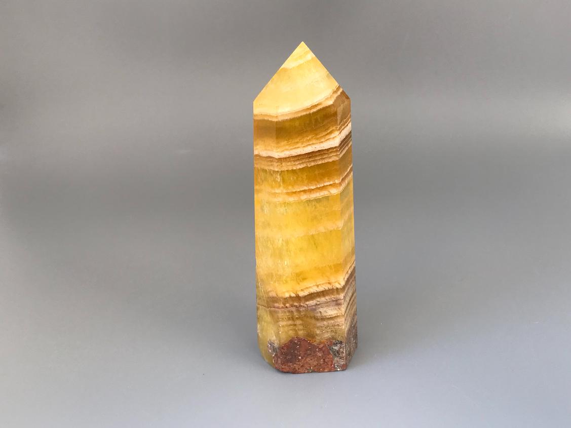 Столбик (обелиск) из жёлтого флюорита 11,4х2,3х3,4 см ST-0065, фото 1