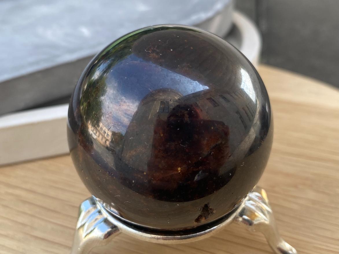Шар из альмандина (граната), d-4,3 см. SH-0271, фото 1