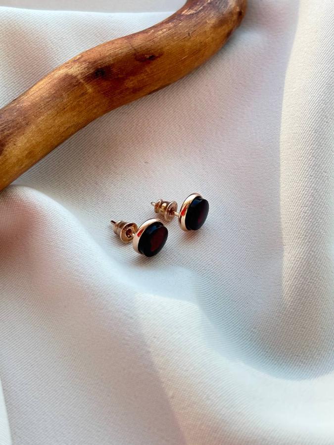 купить Серьги из серебра с янтарем  , фото 1