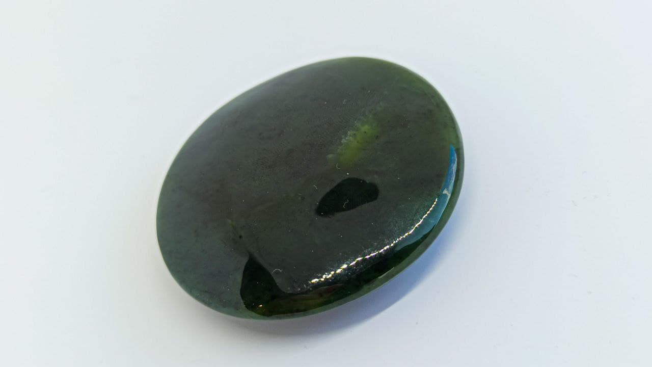 Камень антистресс  из нефрита круглый GAR-0007, фото 3