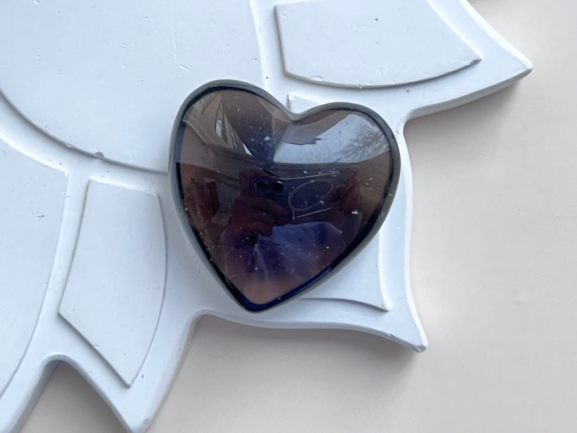 Сердце из дымчатого кварца  SR-0016, фото 1