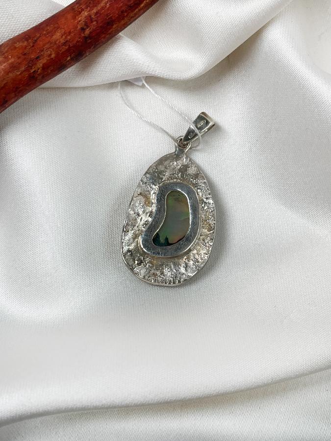 Кулон из серебра с благородным опалом  U-1661, фото 5