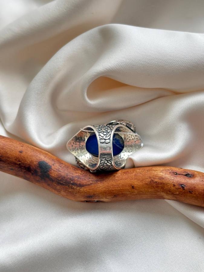 купить Кольцо из серебра с лазуритом  , фото 5