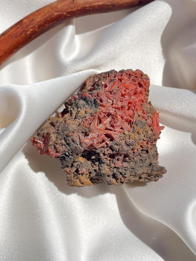 Крокоит, 4,5 х 5 х 2,5 см OBM-1577, фото 5