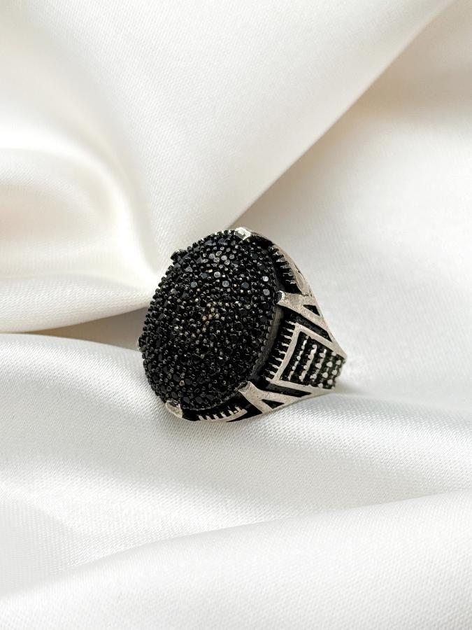 Кольцо из серебра с кристаллами,19 размер U-2997, фото 1