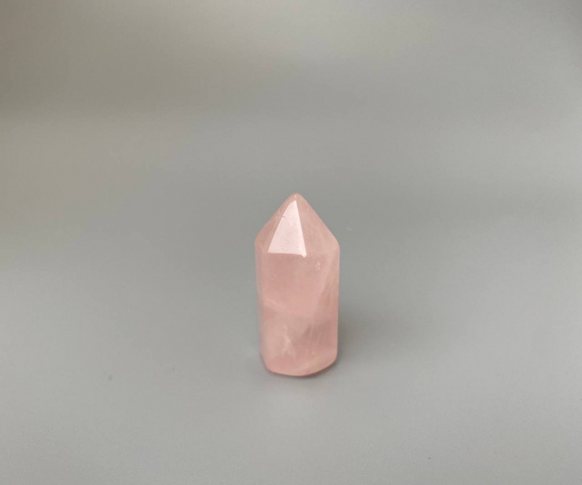 Столбик (обелиск) из розового кварца 3,6х1,5х1,7 см ST-0038, фото 1
