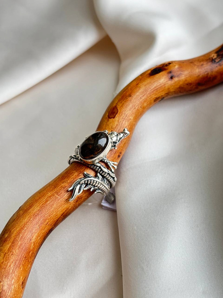 купить Кольцо из серебра с турмалином  , фото 3