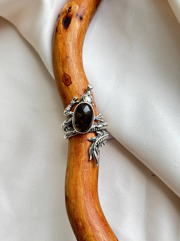 купить Кольцо из серебра с турмалином  , фото 2