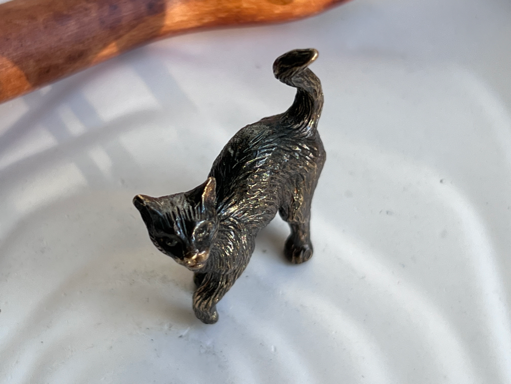 Кошка из бронзы  FGB-0127, фото 7