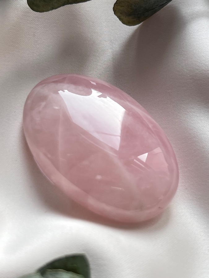 Розовый кварц, полировка 2 х 4,1 х 6,2 см POL-0475, фото 3