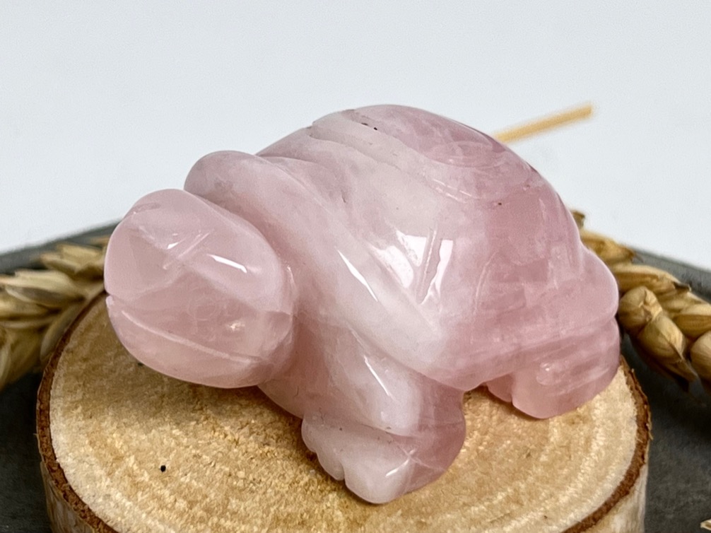 Черепаха из розового кварца FG-0438, фото 3