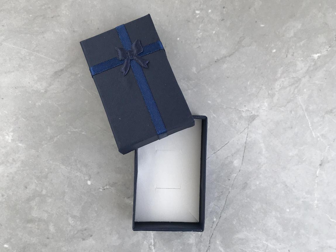 Подарочная синяя коробка  PDK-0009, фото 3