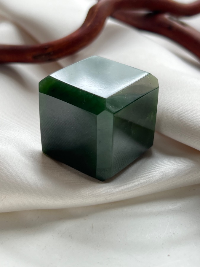 Куб из нефрита, 3 х 3 см FG-0695, фото 3