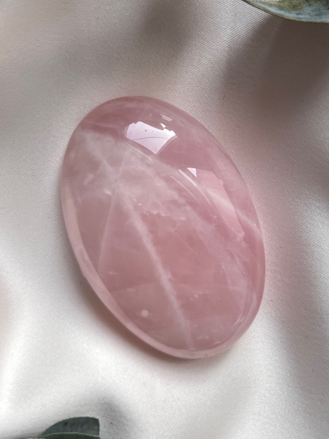 Розовый кварц, полировка 2 х 4,1 х 6,2 см POL-0475, фото 1