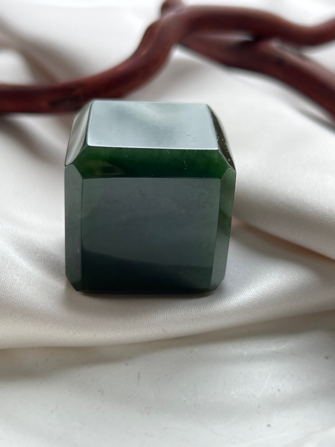Куб из нефрита, 3 х 3 см FG-0695, фото 1