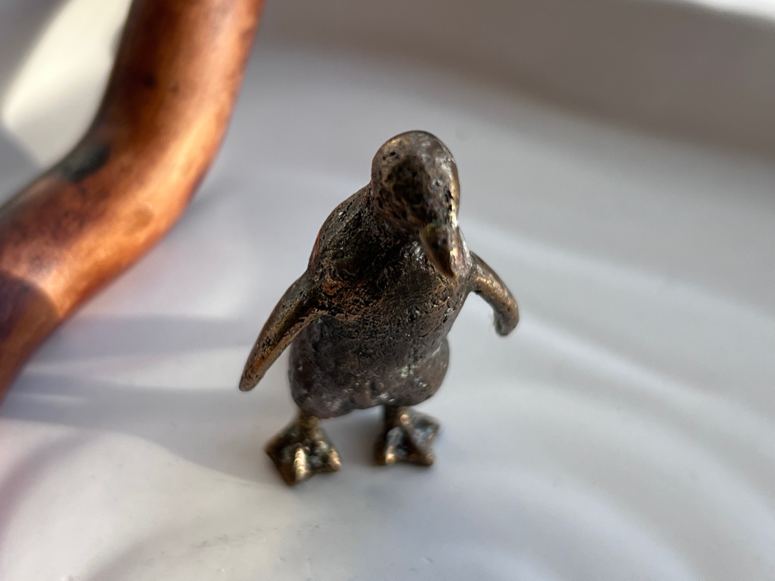 Пингвин из бронзы  FGB-0101, фото 6