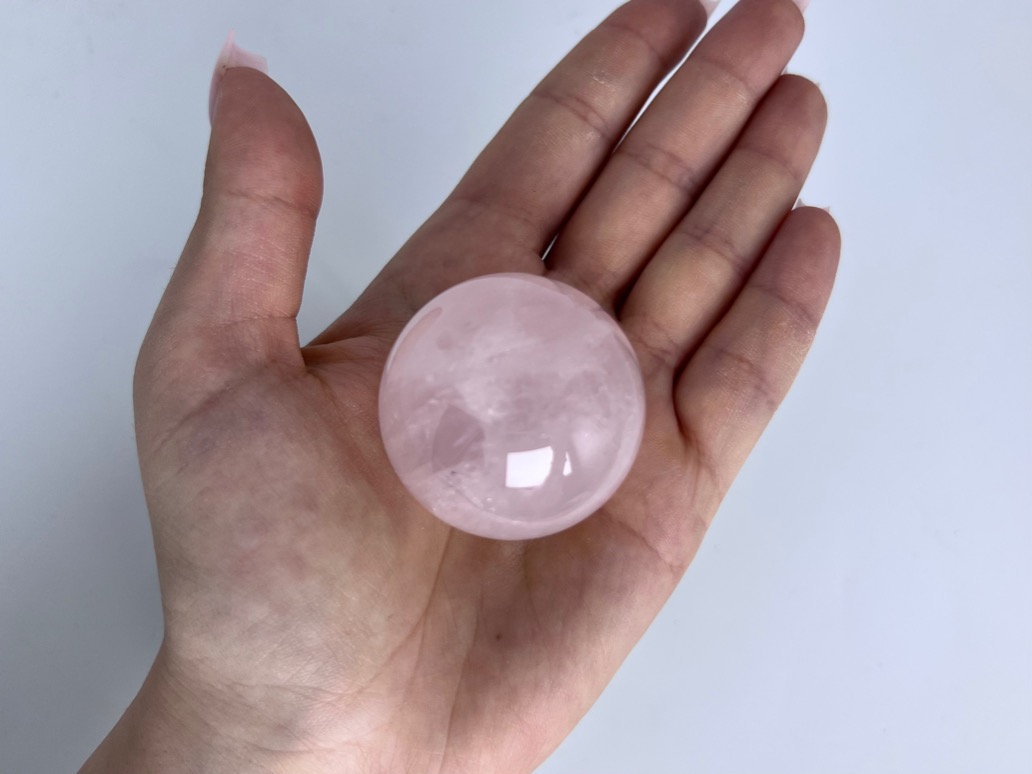 Шар из розового кварца, d - 4,1 см SH-0242, фото 4