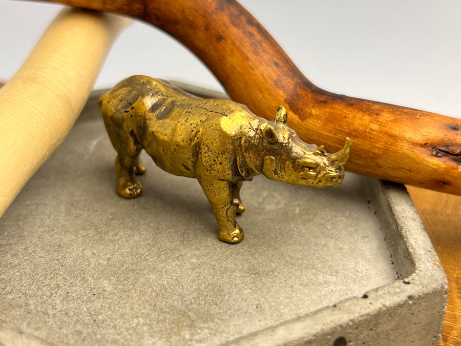 Носорог из бронзы FGB-0171, фото 1