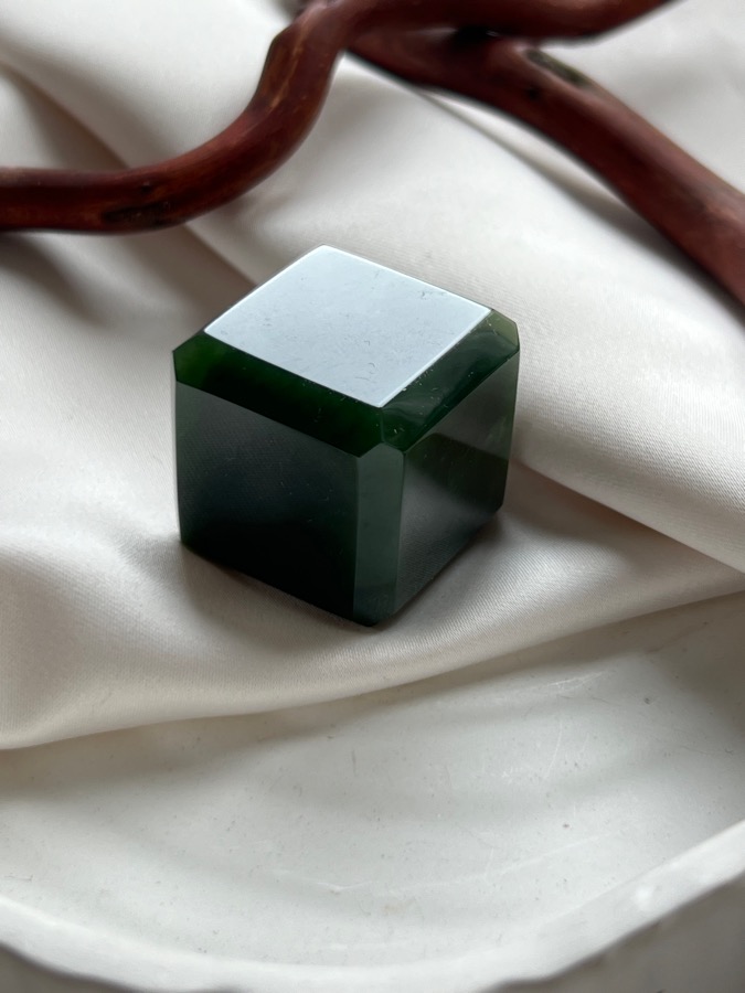 Куб из нефрита, 3 х 3 см FG-0695, фото 2