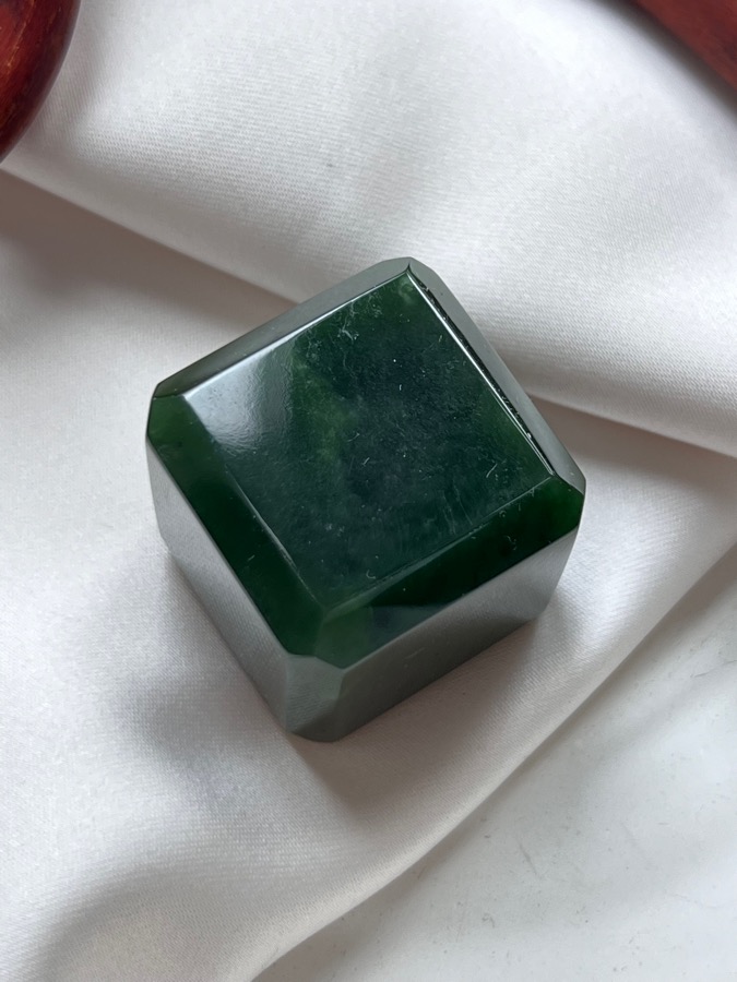Куб из нефрита, 3 х 3 см FG-0695, фото 4