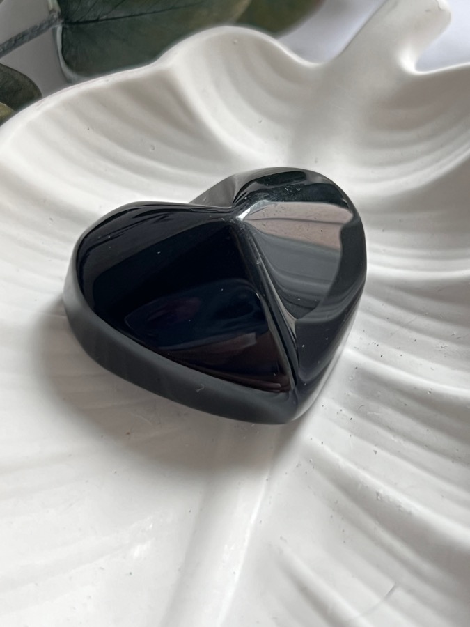 Сердце из обсидиана 2,2 х 3,9 х 4,5 см SR-0075, фото 3