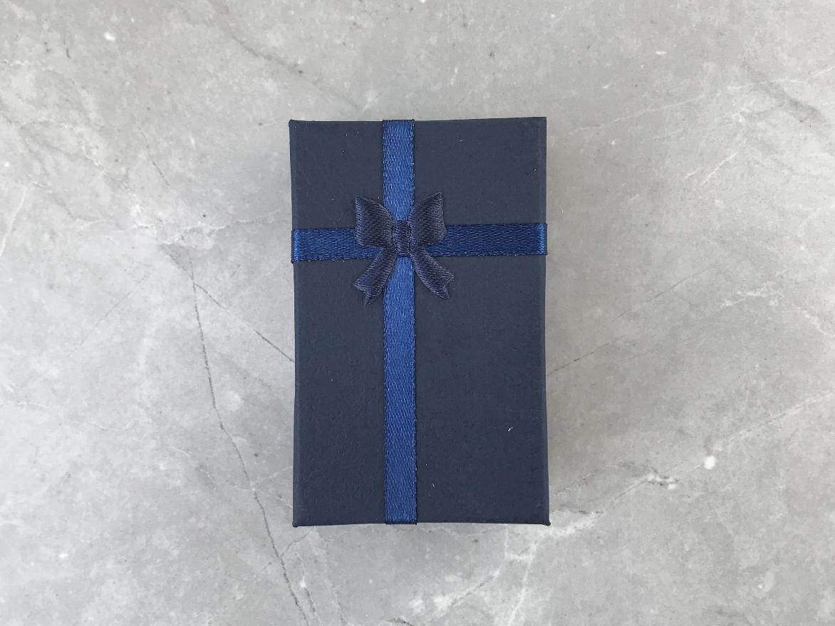 Подарочная синяя коробка  PDK-0009, фото 1